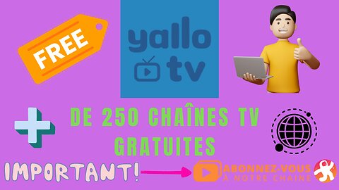 YalloTV - Plus de 250 Chaînes TV gratuites en Direct - Chaînes FR - UK - IT - DE - CH + Sports