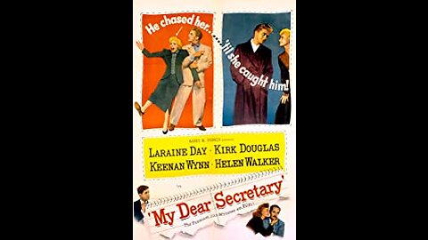 My Dear Secretary COLORIZED Old Classic Movie Romantic Comedy