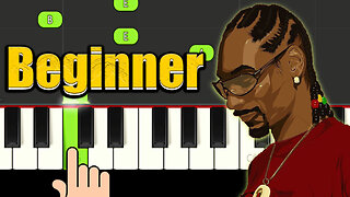 Snoop Dog Still Dre - Synthesia Tutorial For Beginners + Music Sheets