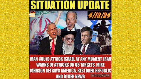 SITUATION UPDATE 4/13/24 - AI System Used To Bomb Gaza, Gcr/Judy Byington Update, Us Republic, WW3