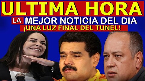 🔴SUCEDIO HOY! URGENTE HACE UNAS HORAS! UNA LUZ AL FINAL DEL TUNEL - NOTICIAS DE VENEZUELA HOY