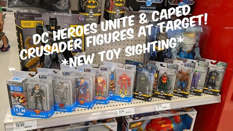Spin Master DC HEROES UNITE & THE CAPED CRUSADER Action Figures @ Target! *NEW TOY SIGHTING*(Update)