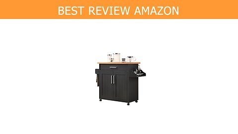 Hodedah Kitchen Island especias toallero Review