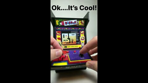 Such A Cool Little Gaming Gadget! | Dig Dug Mini Arcade #Shorts