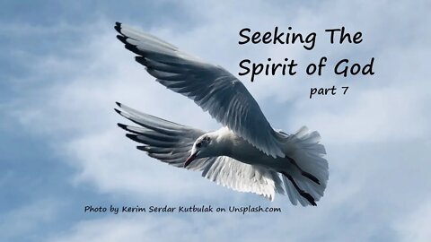 Seeking the Spirit of God, part 7