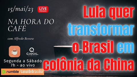 Lula que transformar o Brasil em colônia da China