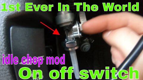 V6 Mustang Idle Chop Mod ON-OFF Switch Installed & Completed IT WORKS