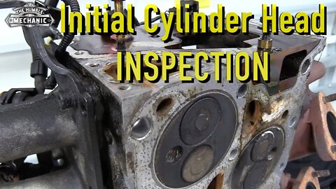Initial VR6 Cylinder Head Inspection.