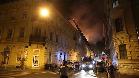 Na krovištu zgrade na Zrinjevcu buknuo je požar