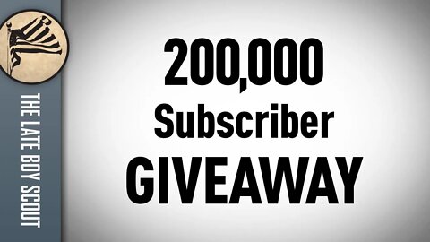 My Biggest Giveaway in Ten Years! 200,000 Subscribers! (CLOSED)