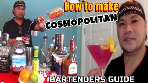 PERFECT COSMOPOLITAN/COCKTAILS DRINKS/MIXOLOGIST