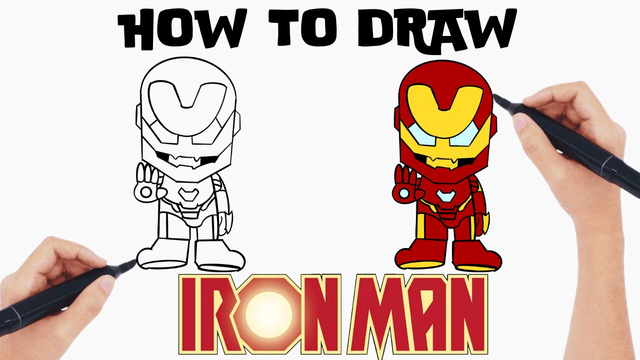 Ironman Avengers Png Image - Draw Iron Man Full Body, Transparent Png ,  Transparent Png Image - PNGitem