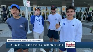 Testing Duke Fan's ORU/Oklahoma Knowledge