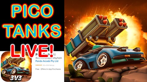 Pico Tanks LIVE! Top 10 Global for wins! Playing with viewers! Game Gameplay Multiplayer Mayhem 2023