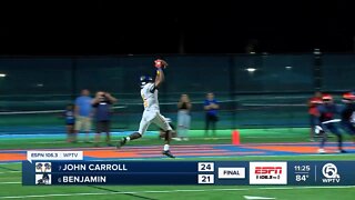 John Carroll holds on for win over Benjamin