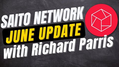 Saito Network Update | Saito Update with Richard Parris | Saito June Update