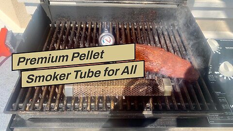 Premium Pellet Smoker Tube for All Grill Electric Gas Charcoal or Smokers- 5 Hours of Billowing...