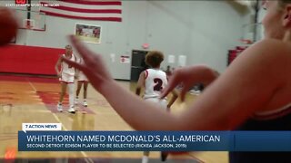 Detroit Edison's Ruby Whitehorn gets McDonald's All-American jersey