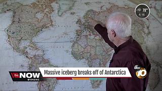 Massive iceberg breaks away from Antarctica