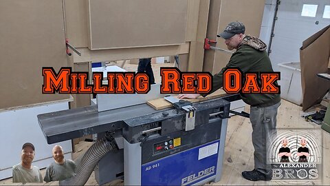 Milling Red Oak #woodworking