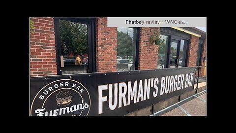 Burger-loving Phatboy Chows Down At Furman's In Canton, Nc