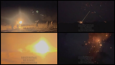 Ukrainians trying to shoot down the Russian Geran-2 UAV