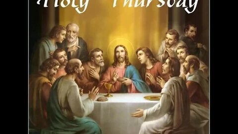 Maundy Thursday Service of Confession & Absolution