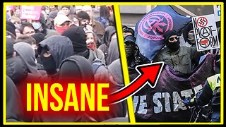 INSANE: Antifa ATTACK Oxford 15 Minute City Protestors