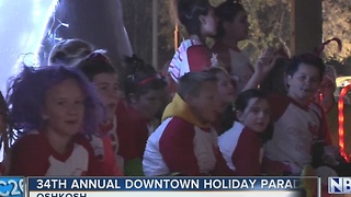 Oshkosh lights up for 34th Holiday Parade