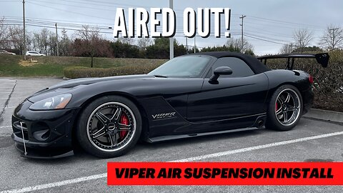 Viper Air Suspension Install ***FRONT LIFT!!!***