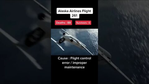 Alaska Airlines Flight 261 #plane #crash #planescrash #fyp #alaskaairlines261 #alaskaairlines