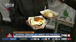 Season farm and art market opens on Fort Myers Beach - 8:30am live report