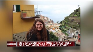 MSU student studying abroad may lose credits after she was told to leave amid coronavirus fears