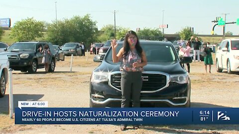 Admiral Twin drive-in hosts naturalization ceremony