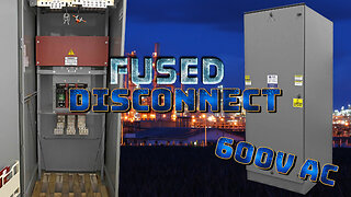 2,000-amp Disconnect Switch - Fused @ 2,000A - 600V AC, 3PH - Input/Output Lugs - N3R