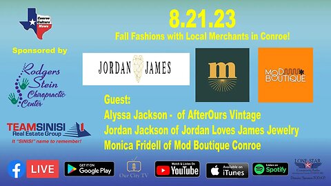 8.21.23 - Fall Fashions with Local Merchants in Conroe! - Conroe Culture News