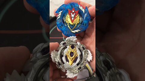 LUINOR VS VALKYRIE (batalha de beyblade) #beyblade #beybladeburst #batalhadebeyblade