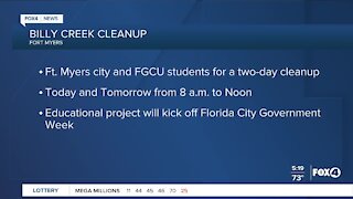 FGCU and City of Fort Myers two day cleanup