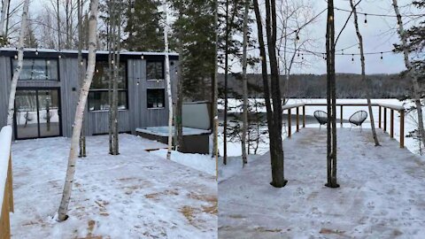 Ce Airbnb au bord de l'eau avec spa à 2h de Montréal est parfait pour un séjour à deux