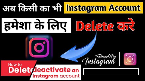 Instagram Account Delete Kaise Kare Permanently 2023 | Instagram id delete kaise kare