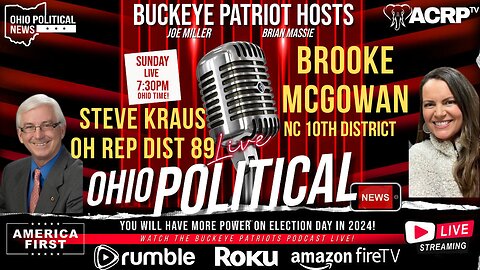 Brooke McGowan NC District 10 and Steve Kraus OH State Rep Dist. 89