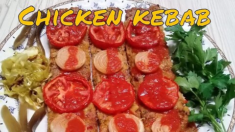 Barbecue chicken or grilled chicken or Chicken kebab for grill, oven, or barbecue