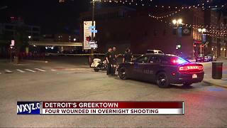 Four shot overnight in Detroit's Greektown