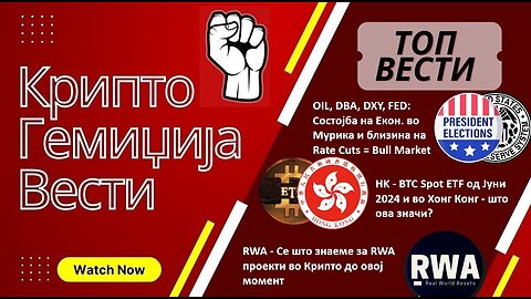 Гемиџија Крипто Вести Економија и Биткоин 29.03.2024