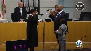 New Superintendent of Palm Beacg County Doctor Donald Fennoy sworn in