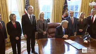 President Trump Signs Executive Order to Decrease Military Suicides