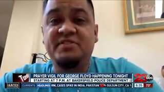 Prayer vigil for George Floyd on Thursday night