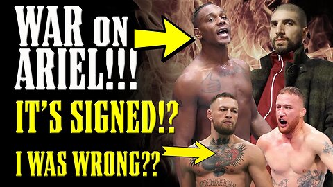 Jamahal Hill WAGES WAR on Ariel Helwani! Conor McGregor SIGNED to Fight Justin Gaethje!?