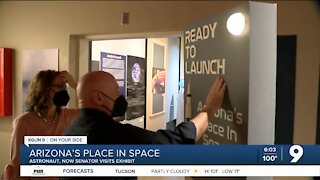 Astronaut, now Senator tours space exhibit