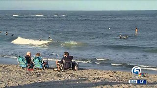 Several Palm Beach County beaches closed to swimmers